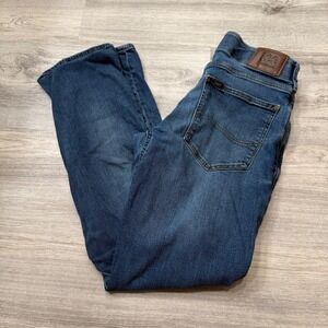 Lee Extreme Motion Straight Fit Tapered Leg Jeans‎ Denim Mens